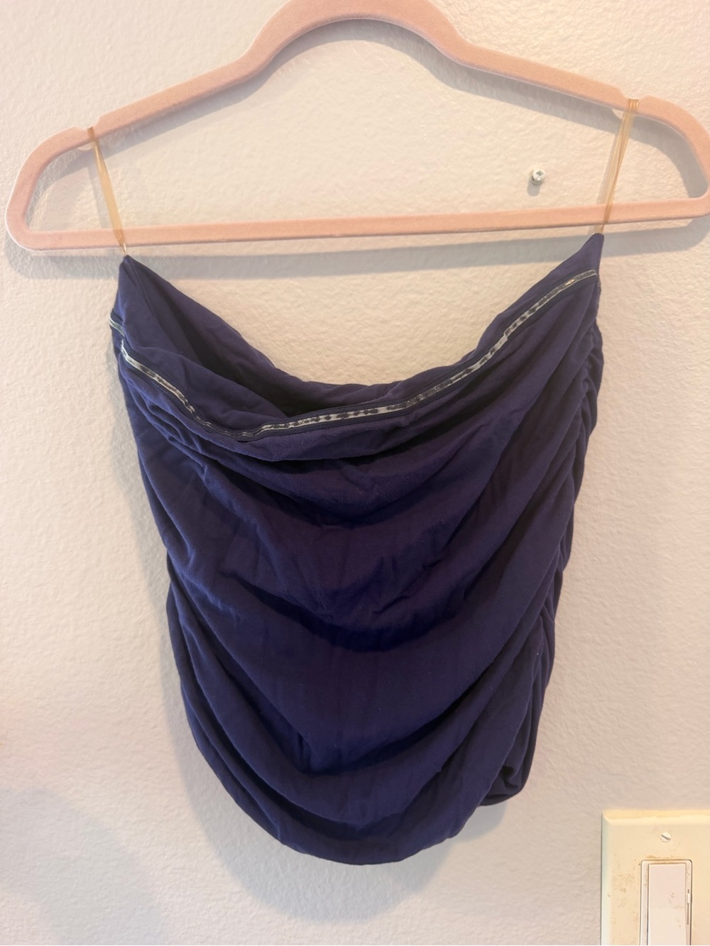 a new day Navy Draped Cowl Neck Camisole